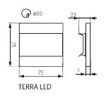 Immagine di SEGNAPASSO - TERRA LED - 0,8W - IP20 - ACCIAIO