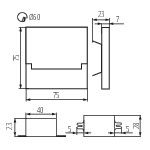 Immagine di SEGNAPASSO - SABIK LED  0,8W - IP20 - 12DC - NERO