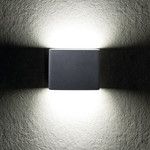 Immagine di ILLUMINAZIONE PARETE/SEGNAPASSO A LED - 8W - 4000K - IP54 - GARTO GRAFITE