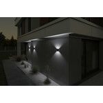 Immagine di ILLUMINAZIONE PARETE/SEGNAPASSO A LED - 8W - 4000K - IP54 - GARTO GRAFITE