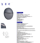 Immagine di SEGNAPASSO ESTERNO A PARETE ROTONDA  - IP54 - DULI 4000K - 230V -  6,5W - ANTRACITE 