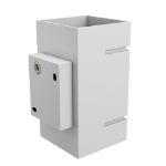 Immagine di APPLIQUE SQUALLA LUMO G9 LAMPADA DA PARETE 230V IP20 80X150 BIANCO QUADRATO 