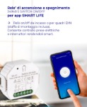 Immagine di S SWITCH ON/OFF - Relè on/off da incasso Ci permette di controllare i circuiti delle prese elettriche o degli interruttori della luce rendendoli SMART