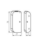 Immagine di S SENSOR ON/OFF INT - SENSORE PORTA E FINESTRE