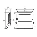 Immagine di Proiettore a LED FL AGOR PRO - PRO 100W NW - 110°