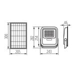 Immagine di Lampada solare led FL SONE SLR - 10W