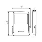 Immagine di Proiettore a LED FL AGOR HI 240W NW - 90°