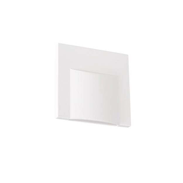 Immagine di Segnapasso LED ERINUS L LED QUADRATO - IP20 - 0.8W - BIANCO - UNIDIREZIONALE 