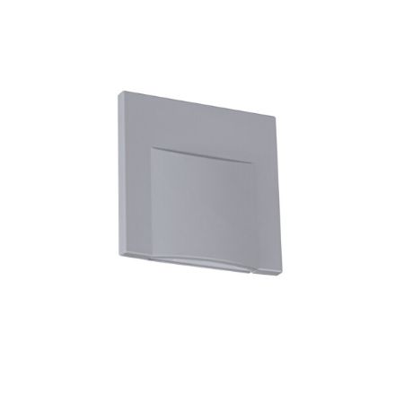 Immagine di Segnapasso LED ERINUS L LED QUADRATO - IP20 - 0.8W - GRIGIO - NW - UNIDIREZIONALE 