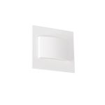 Immagine di Segnapasso LED ERINUS LL LED QUADRATO - IP20 - 1.5W - BIANCO - BIDIREZIONALE 