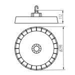 Immagine di Lampada led high bay HB PRO STRONG 150W NW - 90° - possibilità di regolare manualmente la potenza dell'apparecchio ai livelli del 100%, 75% e 50%