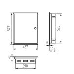 Immagine di  KP-DB-I-MF-318 - Quadro di distribuzione in metallo-