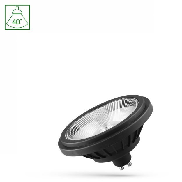 Immagine di LAMPADA LED AR111 GU10 230V - 14W - 4000K -  NERO - 40°