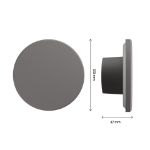 Immagine di LAMPADA PARETE PIATTA - CCT - IP44 - 9W - GRIGIO