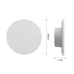 Immagine di LAMPADA PARETE PIATTA - CCT - IP44 - 12W - BIANCO