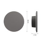 Immagine di LAMPADA PARETE PIATTA - CCT - IP44 - 12W - GRIGIO 