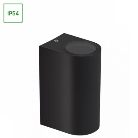 Immagine di LAMPADA BIDIREZIONALE PARETE - 2XGU10 - IP54 - NERO