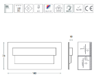 Immagine di SEGNAPASSO TANGO MAX - 1,6W - 10V DC - IP66 - MONTAGGIO A PARETE 