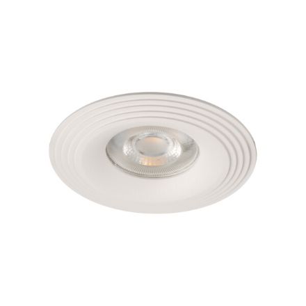 Immagine di LIGLO CIRCOLARE - FARETTO A INCASSO FISSO - BIANCO - IP20 - DIM 97 - FORO 68 MM