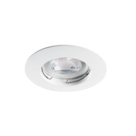 Immagine di LUTO CIRCOLARE - FARETTO A INCASSO  FISSO - BIANCO - IP20 - DIM 85 - FORO 65/75 MM 