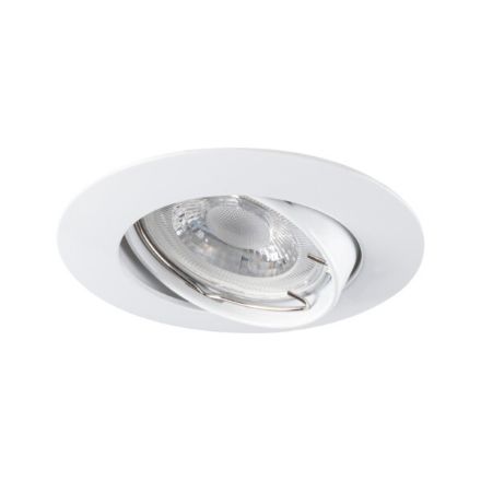 Immagine di LUTO CIRCOLARE - FARETTO A INCASSO  ORIENTABILE 15° - OTTONE OPACO - IP20 - DIM 88 - FORO 75/80 MM 